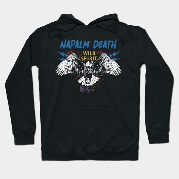 napalm death wild spirit Hoodie by akhirnya pattern